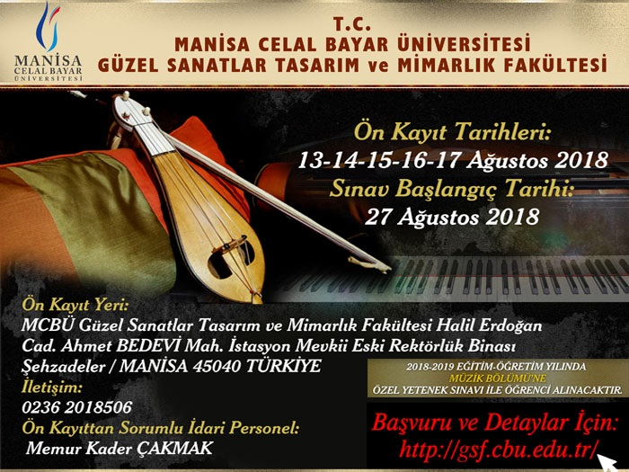 2018-2019 Eğitim-Öğretim Yılı Müzik Bölümü Özel Yetenek Sınavı İle Öğrenci Alımı Img_slider_9076_muziksinavi